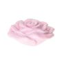 Rose décorative NESSAYA en polyrésine, rose clair, 13x13,5x6,5cm
