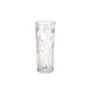 Vase en verre TIFFA avec motif tulipes, transparent, 25cm, Ø10cm