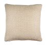 Coussin décoratif KENZA, motif zigzag, vert kaki, 45x45cm