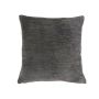 Coussin décoratif en toile KALUA, gris foncé, 45x45cm