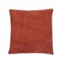 Coussin décoratif en toile KALUA, rouille, 45x45cm