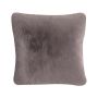 Coussin douillet MAGALI, anthracite, 45x45cm