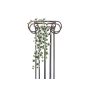 Buisson de lierre artificiel JOHANNES à planter, vert-blanc, 70cm