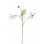 Fausse fleur Gloriosa TIANA, blanc-vert, 80cm, Ø8-15cm