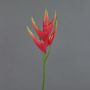 Héliconia artificielle TOMKE, rouge-vert, 80cm, Ø30cm