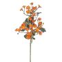 Fleur de camomille artificielle FEMKE, orange, 60cm, Ø1,5-2cm