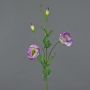 Fleur artificielle Lisianthus JUDIKA, violet-vert, 70cm, Ø5cm
