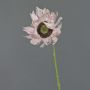 Tournesol artificiel JANIKA, rose, 60cm, Ø12cm