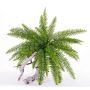 Fougère de Boston artificielle SASCHA à planter, crossdoor, vert, 45cm, Ø90cm