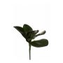 Feuilles artificielles d'orchidée Phalaenopsis NIUT, fiche, vert, 25cm