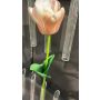 Fleur décorative Tulipe PJASSINA, abricot-rose, 65cm