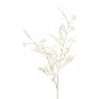 Branche artificielle Eucalyptus ZILFOR avec des fleurs, blanc, 80cm