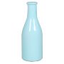 Bouteille en verre ANYA, bleu clair, 18cm, Ø6,5cm