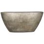 Coupe bateau en céramique AGAPE avec veinure, or, 73x17x36cm