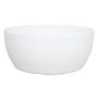 Coupe de fleurs en céramique TEHERAN BRIDGE, blanc mat, 9,5cm, Ø24,5cm