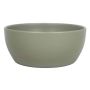 Coupe de fleurs en céramique TEHERAN BRIDGE, vert olive mat, 8,5cm, Ø18,5cm