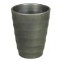 Pot à orchidée IZEH, céramique, anthracite, 17cm, Ø14cm