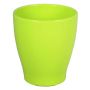 Pot à orchidée MALAYER, céramique, vert pomme, 15cm, Ø13,2cm