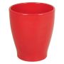 Pot à orchidée MALAYER, céramique, rouge, 15cm, Ø13,2cm
