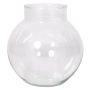 Vase en verre GASPAR, transparent, 20cm, Ø19cm