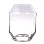 Grand vase en verre LEVIANO, transparent, 33cm, Ø18cm/Ø25cm