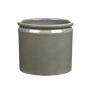 Pot en céramique ALCHIBA, vert, 12,5cm, Ø14cm