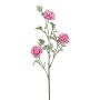 Branche de fleurs artificielles Chrysanthème FALTON, rose, 55cm