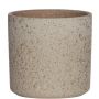 Pot de fleurs en céramique ARAYA, moucheté, vert, 10cm, Ø10cm