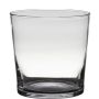 Cache-pot en verre ALENA, transparent, 19cm, Ø19cm