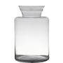 Vase FAHSAI en verre, transparent, 37cm, Ø24cm
