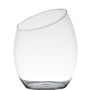 Pot de fleurs en verre KATE, boule/rond, transparent, 32cm, Ø25,5cm