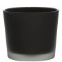 Photophore ALENA FROST, noir mat, 9cm, Ø10cm