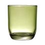 Porte-bougie JOFFREY en verre, vert, 8cm, Ø7cm