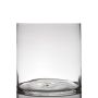 Verre à bougie cylindrique SANSA EARTH, transparent, 30cm, Ø30cm