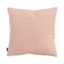 Coussin décoratif SILENA, rose, coutures décoratives, 45x45cm