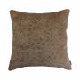 Coussin en velours ALAIA, motif roses, rose, 45x45cm