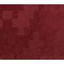Coussin moelleux en velours ANJALI, rouge bordeaux, motif zigzag, 50x30cm