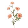 Branche artificielle Chrysanthème PRUDENCE, collection écologique, vieux rose, 75cm, Ø5-6,5cm