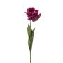 Tulipe perroquet décorative LIOMARA, lilas foncé, 65 cm