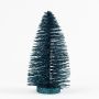 Sapin déco PINELLA, paillettes, turquoise, 22cm, Ø12cm