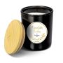 Bougie parfumée MELIDA en pot, Warm Cider Bourbon, noir-blanc, 9,3cm, Ø7,9cm, 35h
