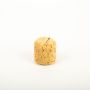 Bouchon naturel JAKOBA, moleté des deux côtés, clair, 3,8cm, Ø3,8cm