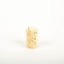 Bouchon naturel JAKOBA, moleté des deux côtés, clair, 4,4cm, Ø2,6cm