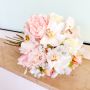 Bouquet de mariage Création « L'amour en forme de fleurs » – Demande de la cliente Alissa