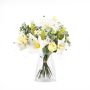 Bouquet de lys décoratif MARIPOSA, rose, blanc-vert, 45cm, Ø40cm