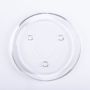 Support pour bougie rond VINCENTIA en verre, transparent, Ø14cm