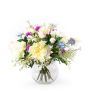 Udo's choice : Bouquet d'été artificiel CALANTHE, blanc-lilas-bleu, 45cm, Ø55cm
