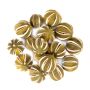 Fruits secs décoratifs Citrons verts SIEGLINDE, incisés, vert, Ø4-5cm, 250g