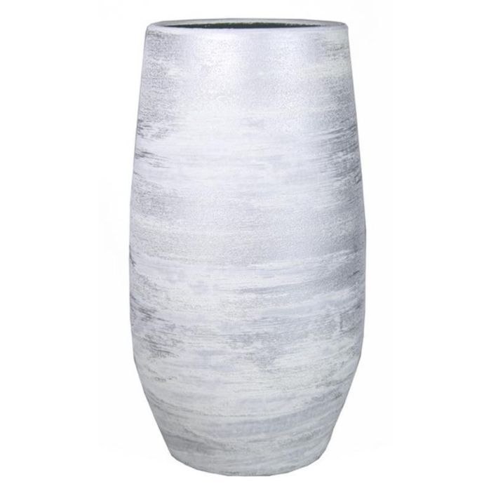 InnaGLAS Pot En Céramique Veiné Doré 27-28 Cm - Pot De Fleurs Élégant Collection AGAPE