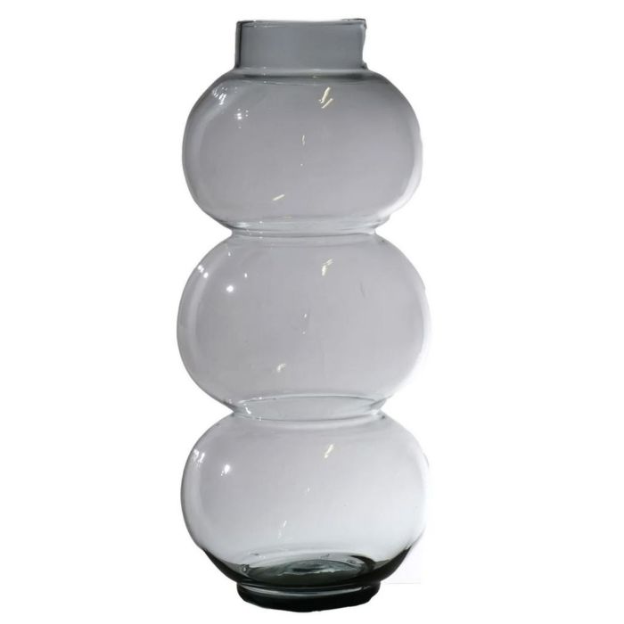 Bougeoir En Verre Diana - Forme Boule, Transparent, 15cm Hauteur